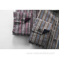 Long Sleeved Highly Hygroscopic Men Cotton Striped Shirt